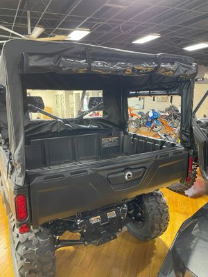 CanAm Defender Heavy Duty Cargo Bed Cover - Black