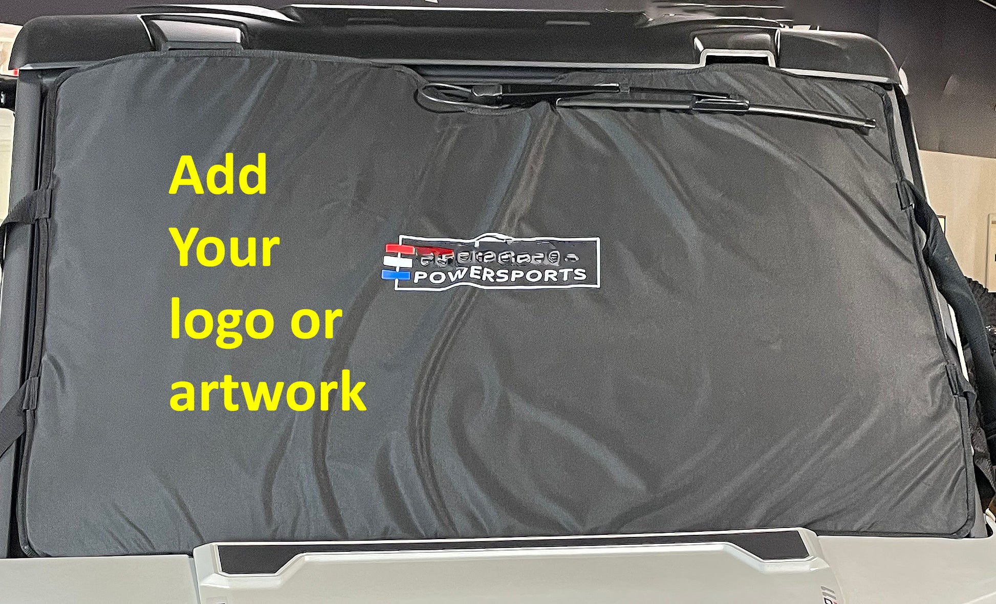 Custom Logo, artwork on ChipGard Windshield Protectors
