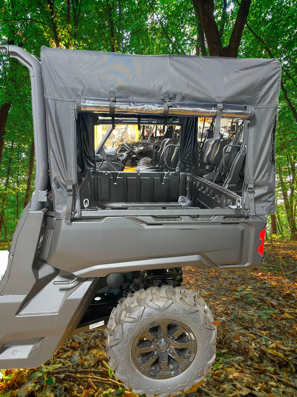 CanAm Defender Heavy Duty Cargo Bed Cover - Black