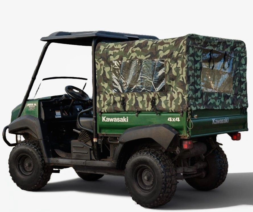 Tall UTV Bed Cover - Camo - for Kawasaki Mule (2021 & newer)