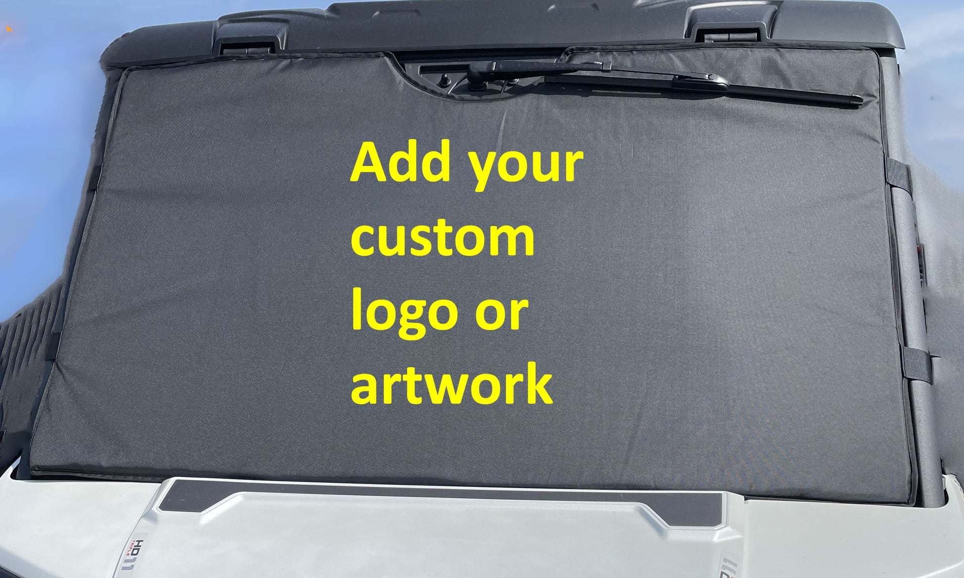 Custom Logo, artwork on ChipGard Windshield Protectors