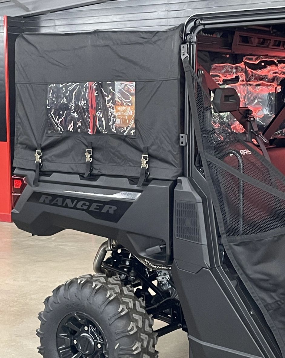 Tall UTV Bed Cover - Black - Fits Polaris Ranger 1000