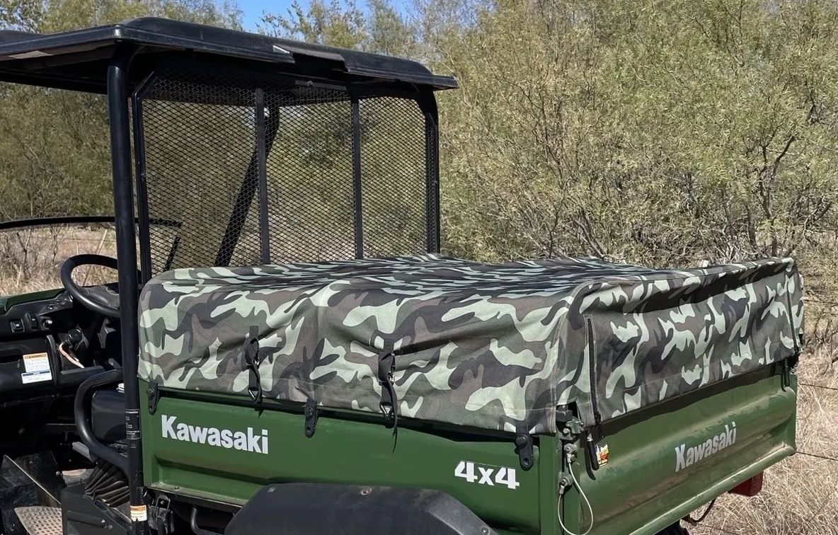 Short UTV Bed Cover - Camo - Kawasaki Mule Cover