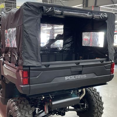 Tall UTV Bed Cover - Black - Fits Polaris Ranger 1000