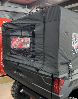 Tall UTV Bed Cover - Black - Fits Polaris Ranger 1000