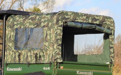 Tall UTV Bed Cover - Camo - for Kawasaki Mule (2021 & newer)