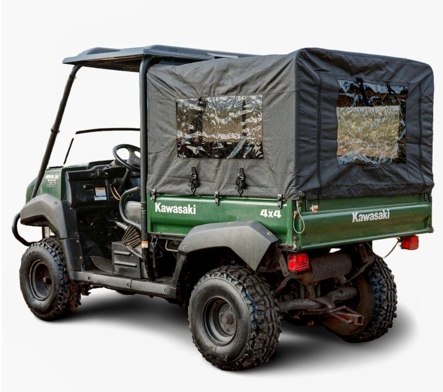 Tall UTV Bed Cover - Black for Kawasaki Mule (2020 & older)